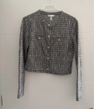 Chaqueta tweed talla M