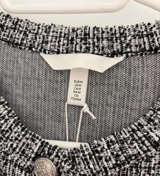 Chaqueta tweed talla M