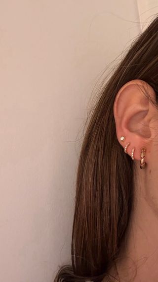 Pendientes PDPaola Aro Oro Rosa