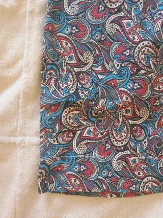 Vestido Almatrichi blanco estampado