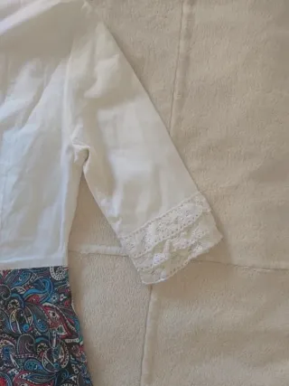 Vestido Almatrichi blanco estampado