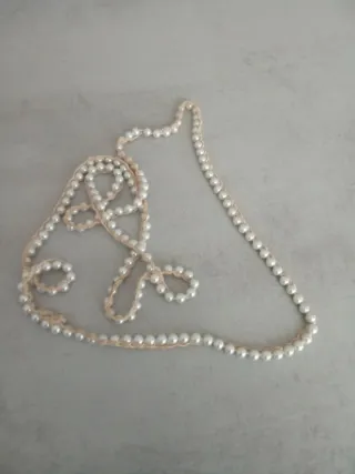 Collana perle fatta a mano