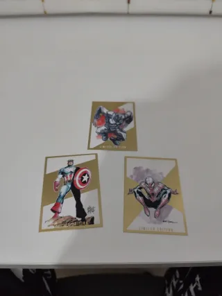 Cartas Marvel Edición Limitada