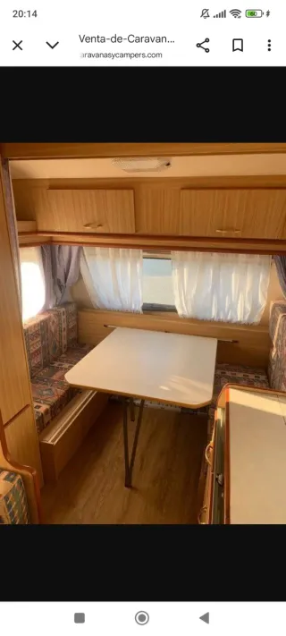 Caravana Moncayo 370 menos de 750 con ficha verde.