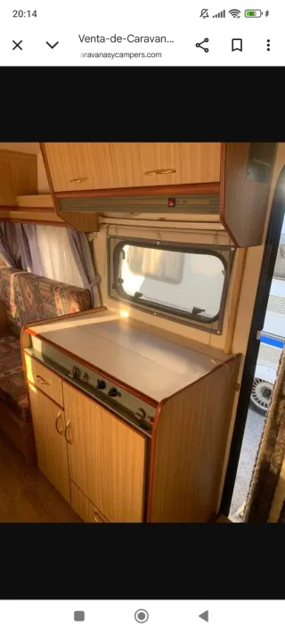 Caravana Moncayo 370 menos de 750 con ficha verde.