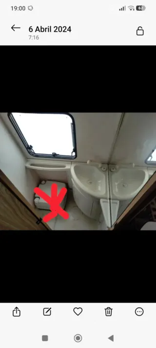 Caravana Moncayo 370 menos de 750 con ficha verde.