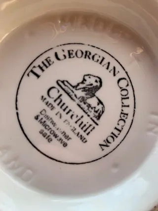 Set di 2 teiere in ceramica inglese blu