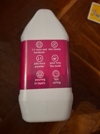 Resina Epoxi A Transparente 490ml