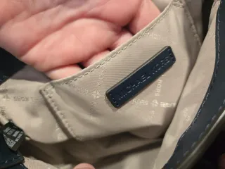 Bolso Michael Kors Azul y Plateado