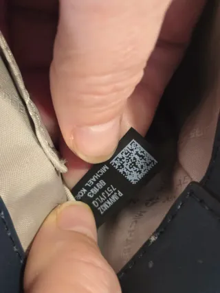 Bolso Michael Kors Azul y Plateado