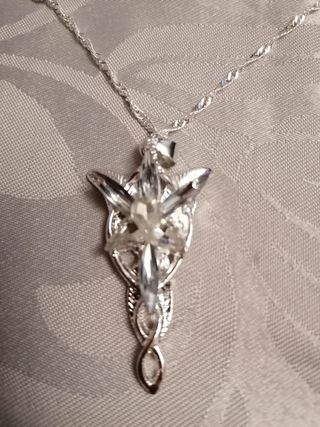 Collar Arwen Elfo Princesa Plata
