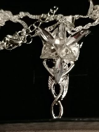 Collar Arwen Elfo Princesa Plata
