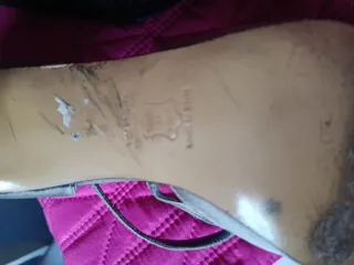 Sandalias de tacón doradas