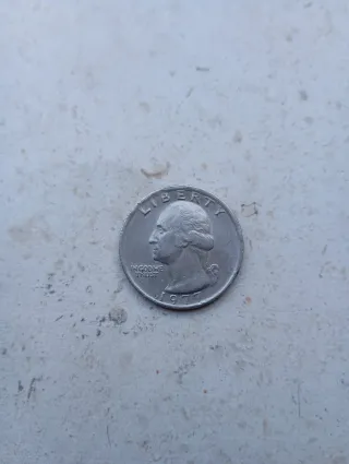 Moeda EUA Quarto de Dólar