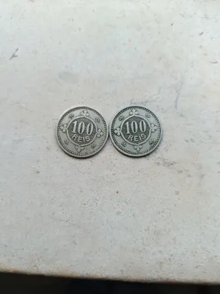 2 Moedas 100 Reis