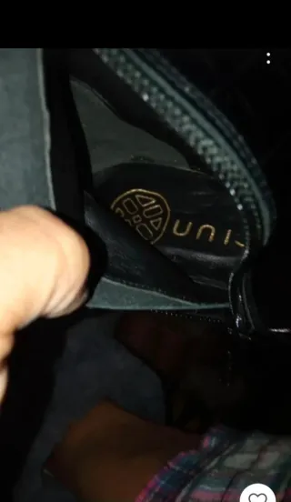 Botas Unisa Negras Talla 37