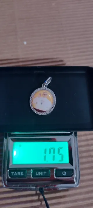 Medaglia Papa Argento 925 e anello con pietre