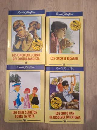 8 libros de los cinco, etc