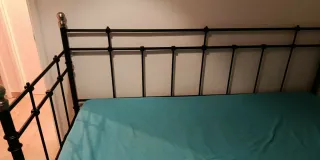 Estructura Cama Nido Metal Negra Ikea