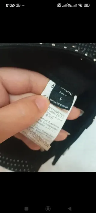 Pantaloni cargo neri glitter argento