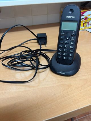 Teléfono Inalámbrico Motorola Negro Nuevo