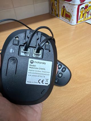 Teléfono Inalámbrico Motorola Negro Nuevo