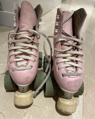 Patines rosas niña talla 18cm