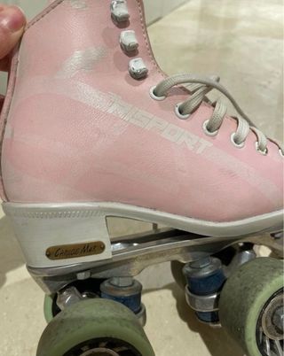 Patines rosas niña talla 18cm
