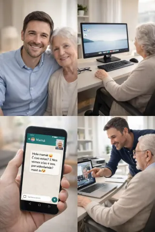 Ayuda informática para mayores en Barcelona –