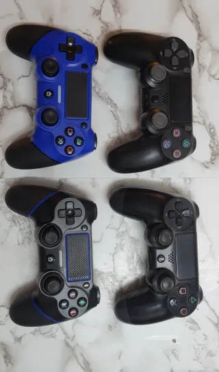 4 Mandos y 4 Juegos PS4 (PlayStation 4)