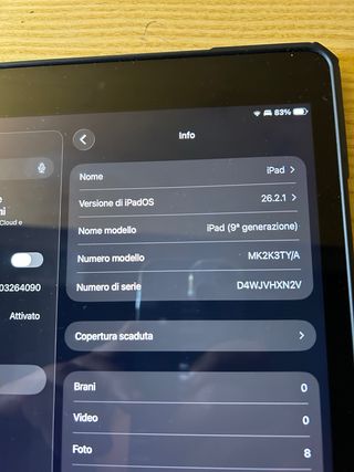 Apple iPad 9a Generazione Argento