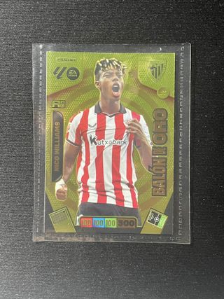 Cromo Nico Williams Balón de Oro Adrenalyn 25/26