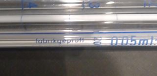 Lote 4 Pipetas Vidrio Laboratorio Western Germany