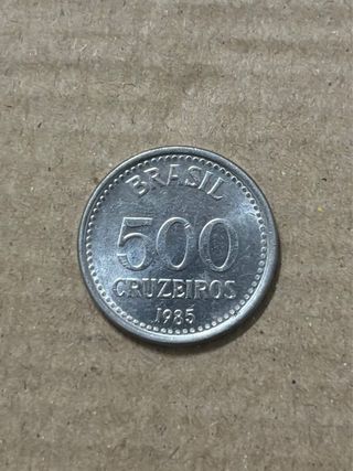 Moneda 500 Cruzeiros Brasil 1985