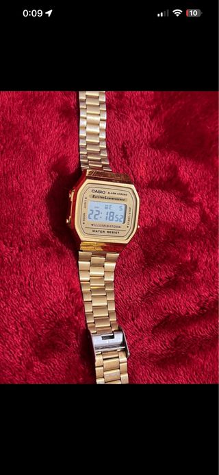 Reloj Casio Dorado Digital