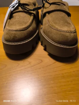 Zapatos Zara Hombre Marrón Sin Estrenar