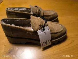 Zapatos Zara Hombre Marrón Sin Estrenar