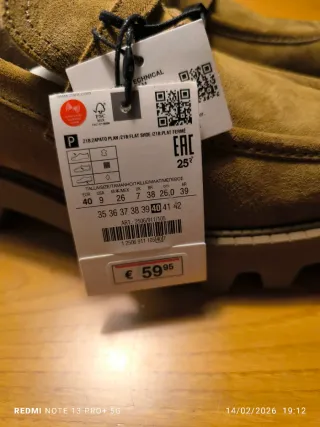 Zapatos Zara Hombre Marrón Sin Estrenar