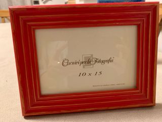 Set cornici in legno colori vari