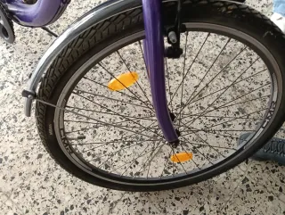 Bicicleta Urbana Morada