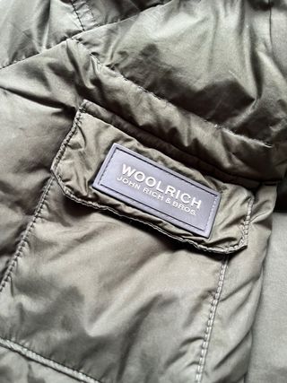Giacca Woolrich verde imbottita