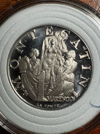 REBAJA!Set 10 Monedas Plata .925 Marenghi del Sole