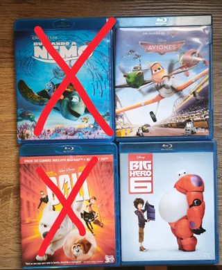 Pack 2 Disney: Aviones y  Big Hero