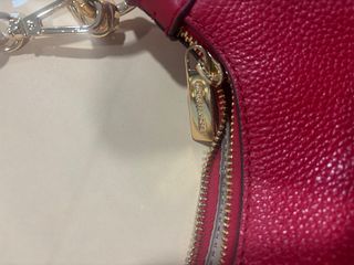 Bolso Michael Kors Rojo Cadena Dorada