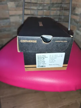 Zapatillas Converse Negras Talla 42.5