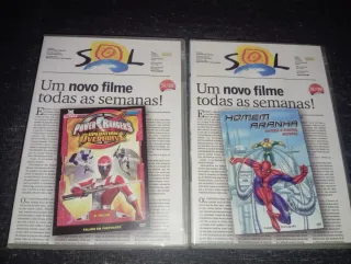DVDs Filmes Super Heróis Jornal Sol Usados