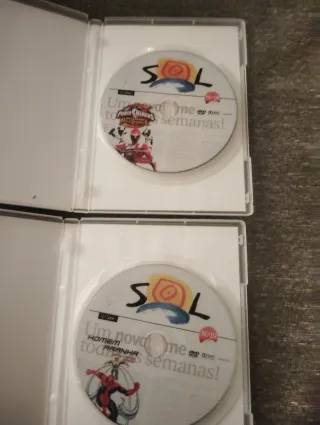 DVDs Filmes Super Heróis Jornal Sol Usados