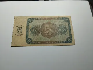 5 Pesetas Banco de España 1938