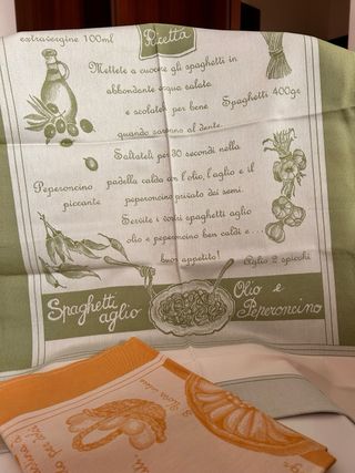 Set 2 Strofinacci Cucina Graziano Ricette