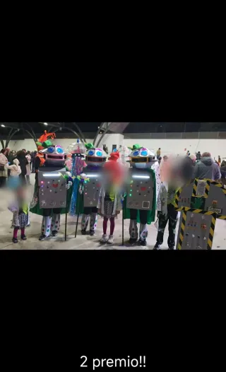 Disfraz Carnaval Robot